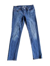 Aeropostale Jeans 2 Short Womens Bayla Skinny Leg Low Rise Medium Wash Bottoms - £14.13 GBP