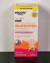 Equate Concentrated Infants Drops Ibuprofen Oral Suspension Berry Flavor... - $7.43
