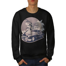 Wellcoda Classy America Mens Sweatshirt, Cuba Car Casual Pullover Jumper - £24.23 GBP+