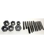 Vintage Lot Of Threading Taps and Dies G.T.D.  Little Giant NC NF SAE - $18.76