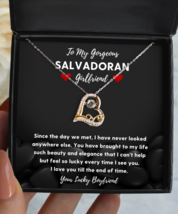 Necklace Present For Salvadoran Girlfriend - Jewelry Love Pendant Valentines  - £39.30 GBP