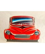 Huge 16&quot; Big custom hot rod auto car truck logo USA STEEL plate Metal Si... - $1,284.10 MXN