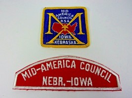Mid America Council Boy Scout BSA Shoulder Patch CSP CP MAC NE IOWA Vintage - £9.21 GBP
