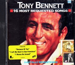 Tony Bennett 16 Most Requested Songs Cd Compact Disc - $9.00