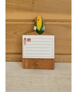 Vintage Farmhouse Magnet Note To-Do List Corn Theme - $30.33 CAD
