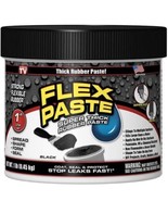 Flex Paste, 1 lb Can, Black, Waterproof Paintable Putty, Spackle Sealant - £15.43 GBP