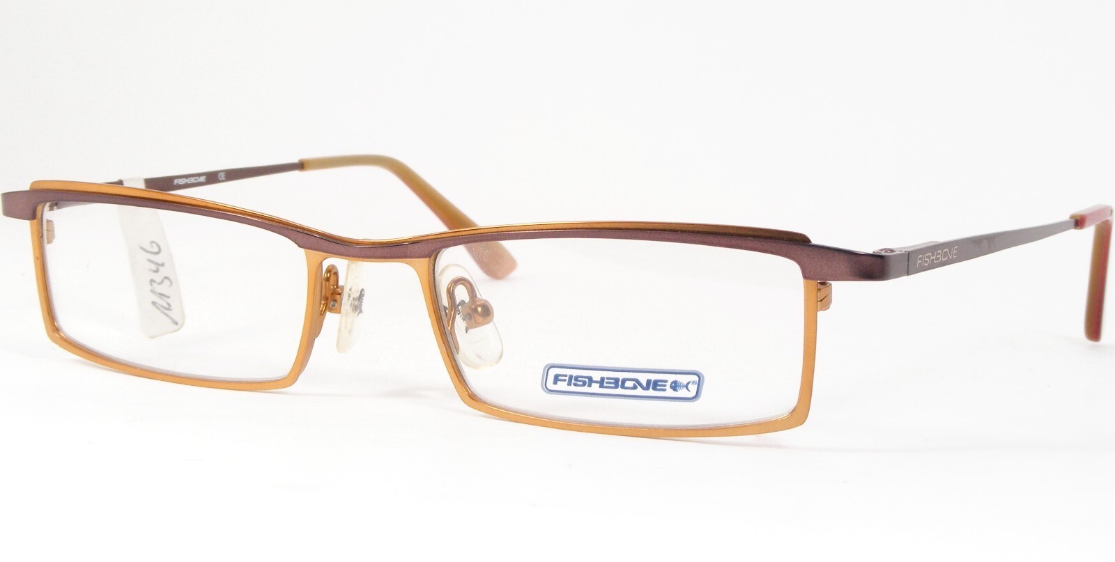 Fishbone FB152 B Burgundy/Bronzo Unico Raro Montatura Occhiali 50-17-135... - $58.53