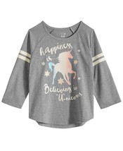 Max &amp; Olivia Big Kid Girls Graphic Pajama Top Only,1-Piece Size Large Co... - $12.86