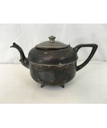 Antique Empire 494 Silver Plated Distressed Teapot Home Decor - £14.13 GBP