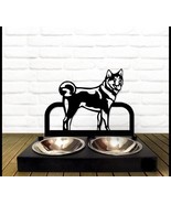 Custom Dog Bowl Stand: Personalized Pet Bowl Holder for Siberian Husky B... - €91,73 EUR