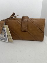New Genuine Leather vintage  look double fold wallet Made in India - $39.57