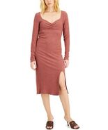 $70 International Concepts Womens Ribbed Slit Midi Bodycon Dress Size Large - €8,09 EUR