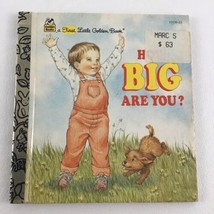 First Little Golden Book How Big Are You Vintage 1993 Collectible Storybook 90s - £18.04 GBP