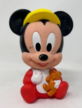 Vintage Walt Disney ARCO Baby Mickey Mouse Collectible Squeak Squeaky Toy - £7.95 GBP