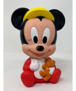 Vintage Walt Disney ARCO Baby Mickey Mouse Collectible Squeak Squeaky Toy - £7.80 GBP