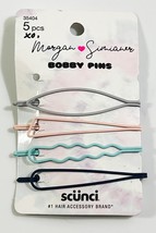 Scünci xo Morgan Simianer 4pc Bobby Pins Pastel Multicolor Hair Clip Acc... - $7.38