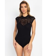 Pointelle Knit Mock Neck Bodysuit - $24.00