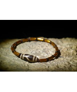Longevity Health Success Stability Turtle Dzi Golden Coral Amulet Bracel... - $420.00