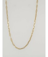 14k Yellow Gold Gucci Link Necklace Chain - $9,042.96 MXN