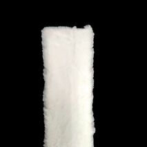 Fur Trim - 4" Wide White Fur Trims Faux Fake Fur Trimming By the Yard M4... - $8.99