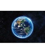 PLANET EARTH from SPACE A4 Poster Travel Picture Scene Child Gift BLPA4P... - $8.11 CAD