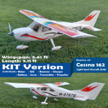 RC Airplane KIT Cessna 162 Monoplane Trainer Flight 3.61ft Wingspan DIY ... - €94,21 EUR