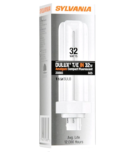 Sylvania 20885 Compact Fluorescent 4 Pin Triple 3500K 32W CF32DT/E/IN 1 ... - £31.63 GBP