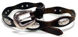 Silver Creek Classics Women&#39;s Belt Heart Conchos - Black #51603 - Sz. 30 - €19,20 EUR