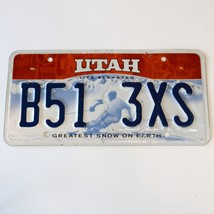  United States Utah Greatest Snow On Earth Passenger License Plate B51 3XS - $16.82