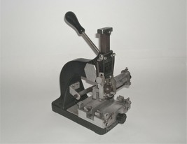 Vintage Kingsley Machine Hot Foil Stamping Embossing Manual Letter Press KWH2A - £108.80 GBP