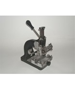 Vintage Kingsley Machine Hot Foil Stamping Embossing Manual Letter Press... - £109.06 GBP