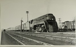 Vintage Photo N&amp;W Norfolk and Western Railroad Train Engine 608 Class J ... - $24.99