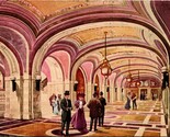 Vtg Cartolina 1910 - Interno - Principale Courridor Nuovo Contea Building - $18.20