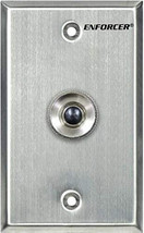 Seco-Larm SD-7201KBQ Push-Button RTE Plate, Single-Gang, Black Push-button, N.C. - £17.55 GBP