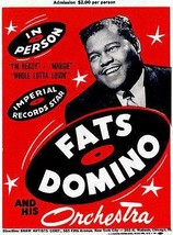 Fats Domino - Imperial Records - 1950&#39;s - Concert Poster - $32.99