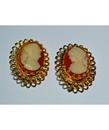 Vintage  Cameo Clip on Earrings - €25,71 EUR