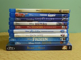 Lot of 10 Disney Blu-Ray Movies - See Description for Titles - Like New - £39.52 GBP