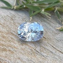 Natural White Sapphire with Slight blue | 7.77x5.86 mm | 2.05 Carat | Loose Sapp - £738.84 GBP
