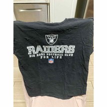 Vintage Oakland Raiders Die Hard Football Club For Life Shirt Size XL - £19.78 GBP