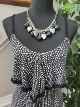 Xhilaration Womens Black Polyester Sleeveless Long Strappy Maxi Dress Size Small - £24.70 GBP