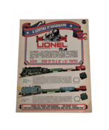 Vtg Lionel 1970 Train Catalog &amp; 34 x 22 Poster Lifetime of Railroading E... - £15.89 GBP