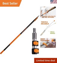 4-18 ft Telescopic Extension Pole - Lightweight &amp; Durable for Safe Cleaning - $89.99