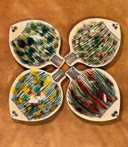Vintage Italian Handcrafted, Ceramic , (4) Stackable Fish Spoon Rests-Ra... - $48.51