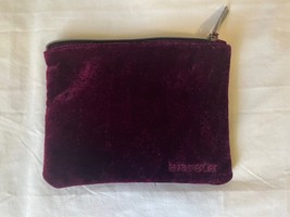 Laura Mercier Burgundy Velvet Mini Cosmetic Bag - e954 - $5.54