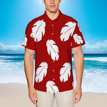 Lilo Floral Leaves Hawaiian Hawaii Aop Summer Beach 3D Hawaii Shirt Us Size New - £8.17 GBP+