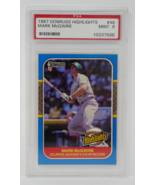 1987 Donruss Highlights #46 Mark McGwire Rookie PSA 9 MINT - €20,32 EUR