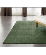 Solid Color Plain Bronze Green Rug Size 8x10ft Rug .for Ling room Baxter... - $718.47 CAD