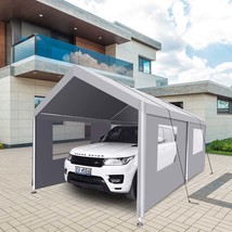 10x20 Heavy Duty Carport Garage Tent - Grey - $290.99