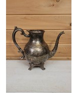 Antique Vintage F.B. Rogers Silver Co. Teapot Silver On Copper - $50.14