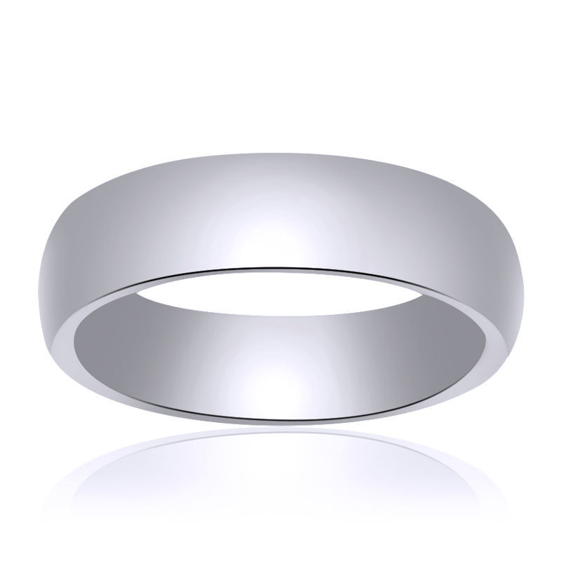 Primary image for 5.0mm 14K White Gold Comfort Fit Band